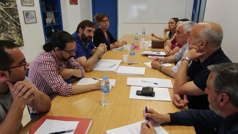 Adelante Algeciras reunido con colectivos sociales
