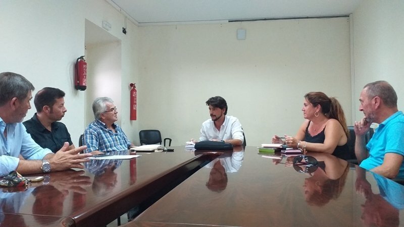Reunión con Sergio Pelayo, delegado de Fomento