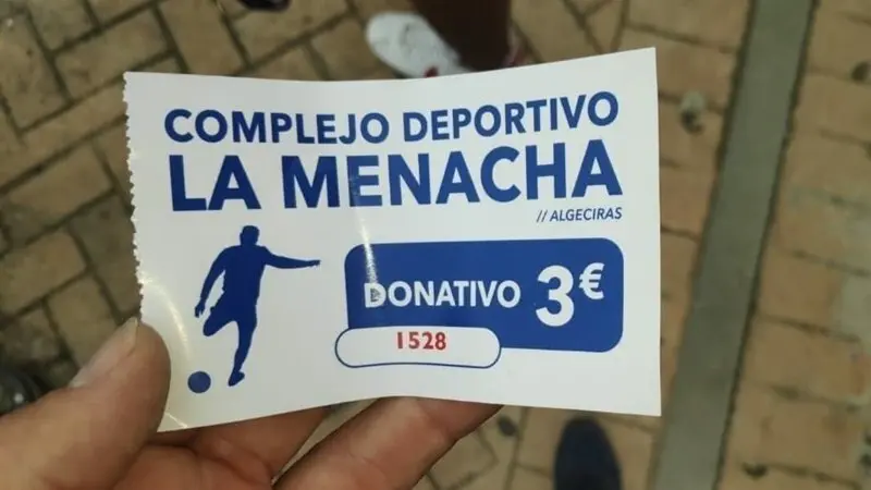 Entrada al recinto de La Menacha