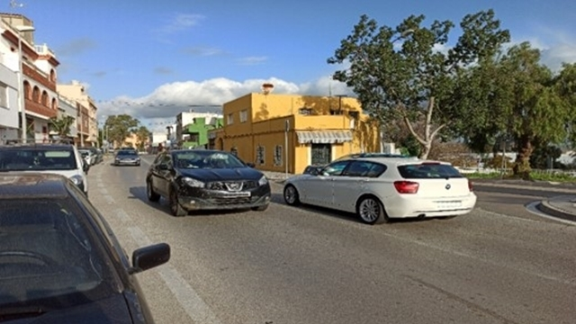 Calle donde se ubicara la gasolinera