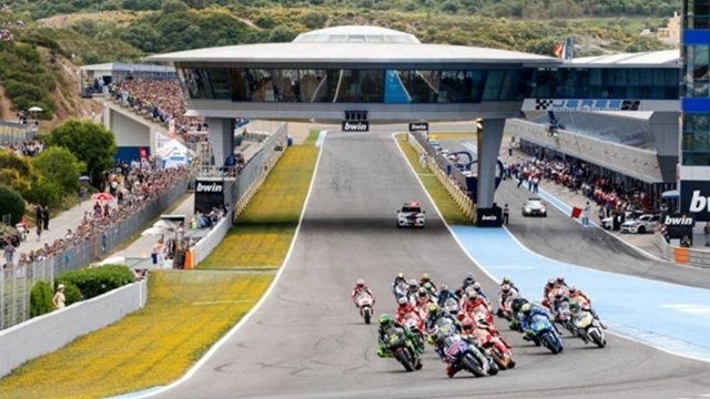 Circuito de Jerez durante una prueba del Mundial de Motociclismo