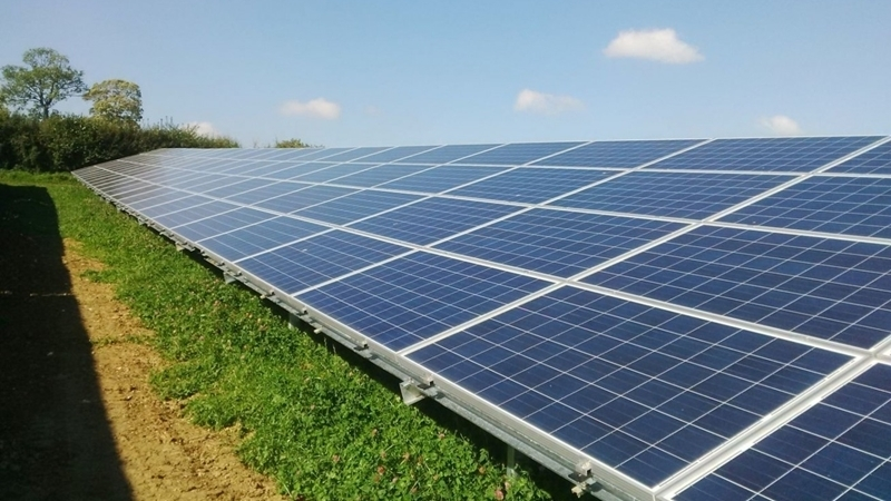 Imagen de una planta fotovoltaica