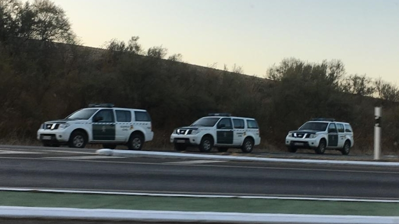 Guardia Civil durante la operaci&oacute;n
