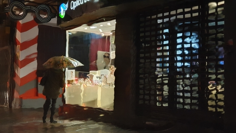 Intensa lluvia en Algeciras