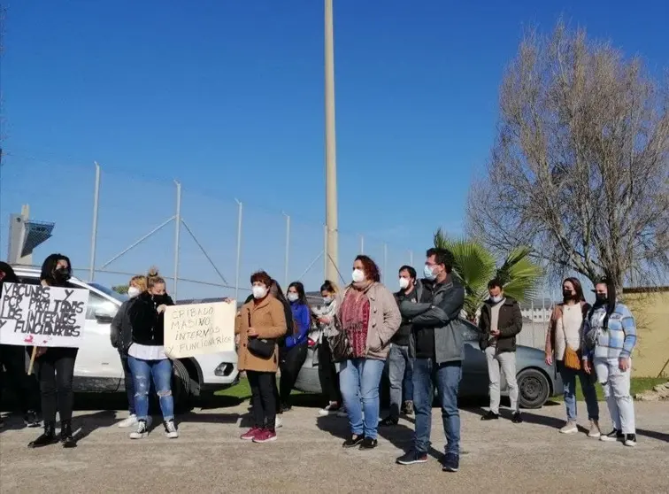 Aguilera y Garc&iacute;a pidiendo PCR en las c&aacute;rceles