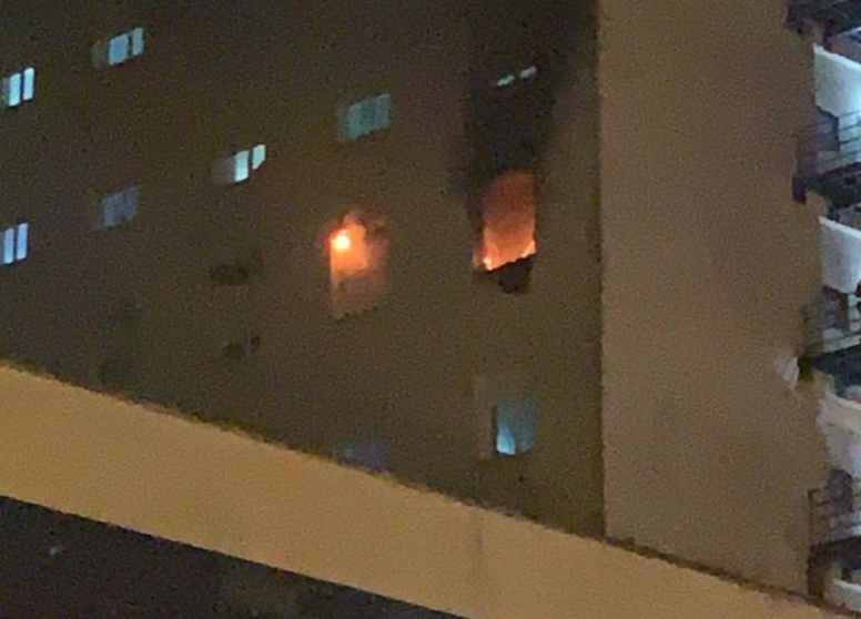 Incendio en el Hospital Puerta del Mar