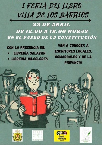 Cartel Primera Feria del Libro de Los Barrios