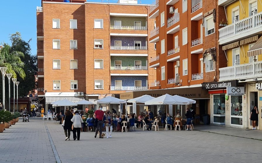 Hostelería.Plaza Menéndez Tolosa. Algeciras