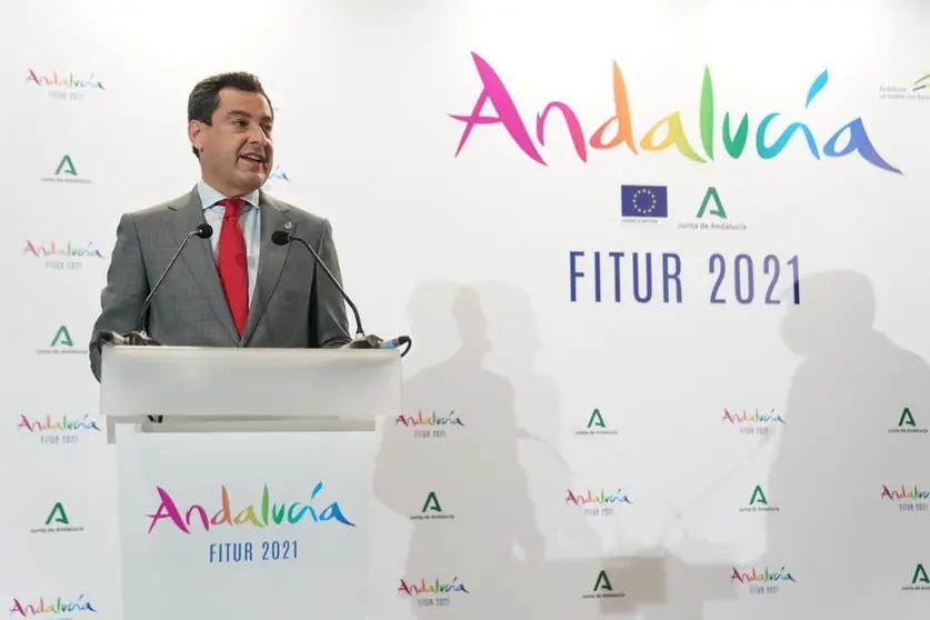 Juanma Moreno en Fitur