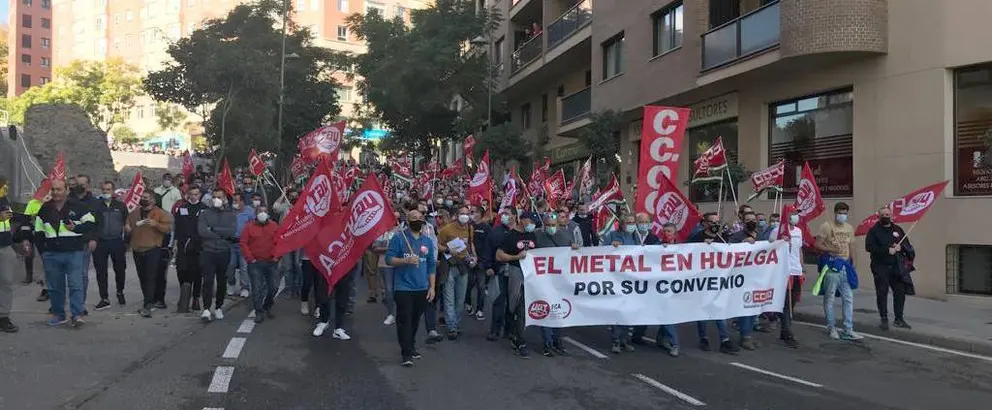 manifestaci&oacute;n metal