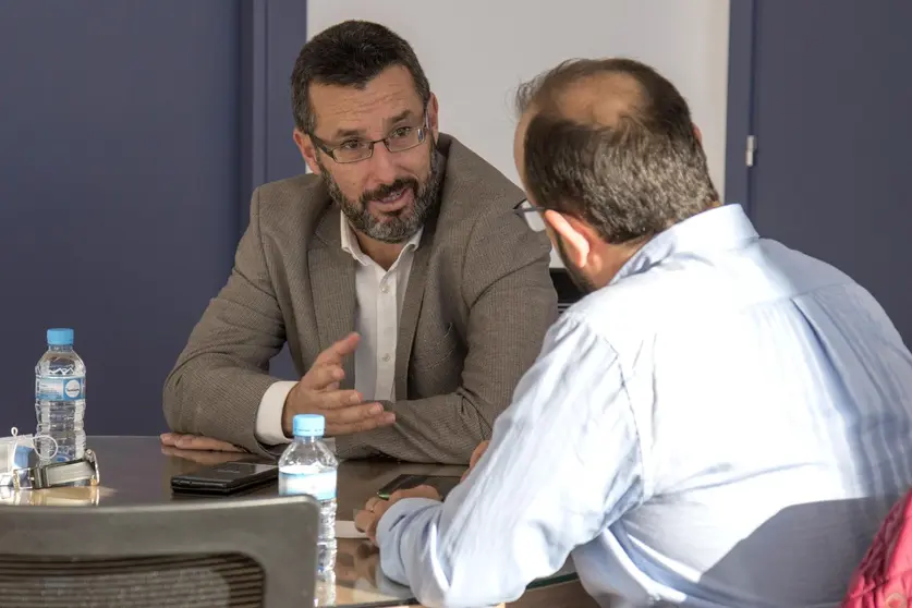 Juan Franco, en una entrevista ofrecida a HORASUR. FOTO: Juan Antonio Herrera