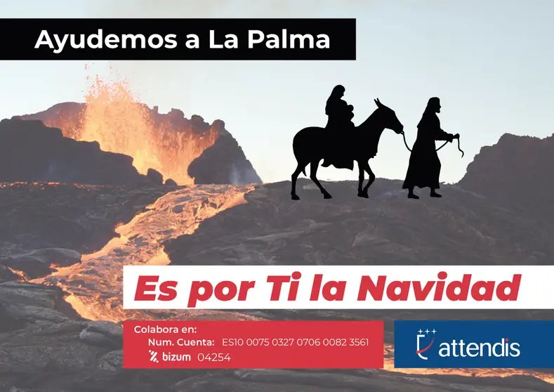 Cartel de 'Es por ti la Navidad'