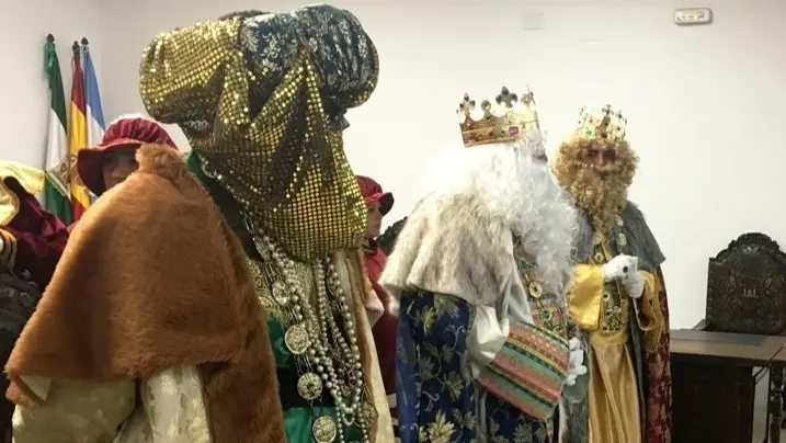 Reyes Magos en el ayuntamiento de La L&iacute;nea