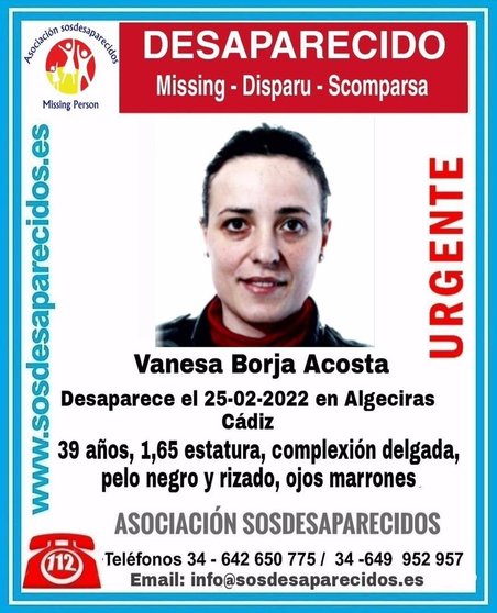 Vanessa Borja, desaparecida
