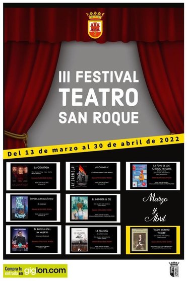 Cartel del III Festival de Teatro