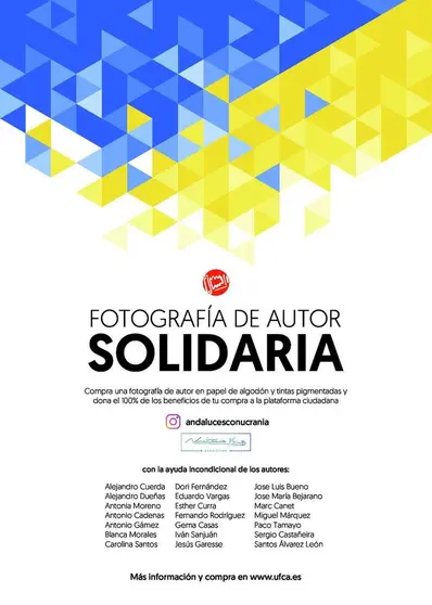 Cartel de Fotograf&iacute;a Solidaria