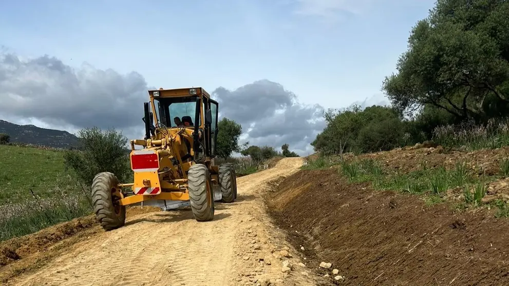 Obras del sendero de Puerta Verde