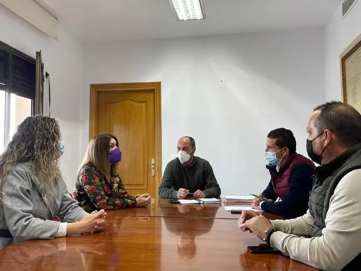 Reuni&oacute;n de CCOO en el Ayuntamiento barre&ntilde;o