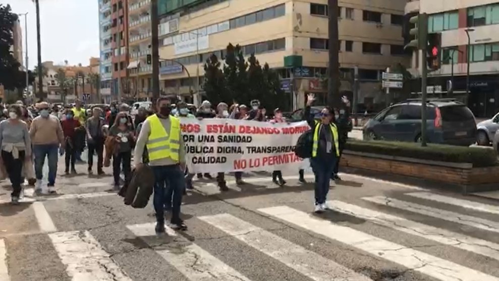 Marcha por la sanidad en Algeciras