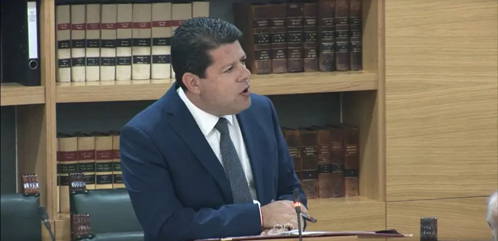 Comparecencia de Picardo en el Parlamento