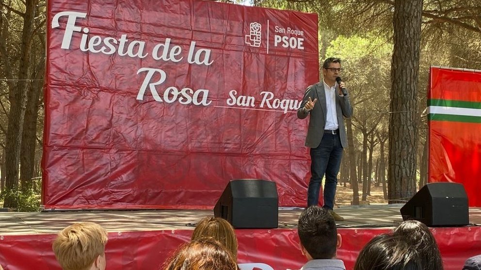 Bolaños, en la Fiesta de la Rosa en San Roque