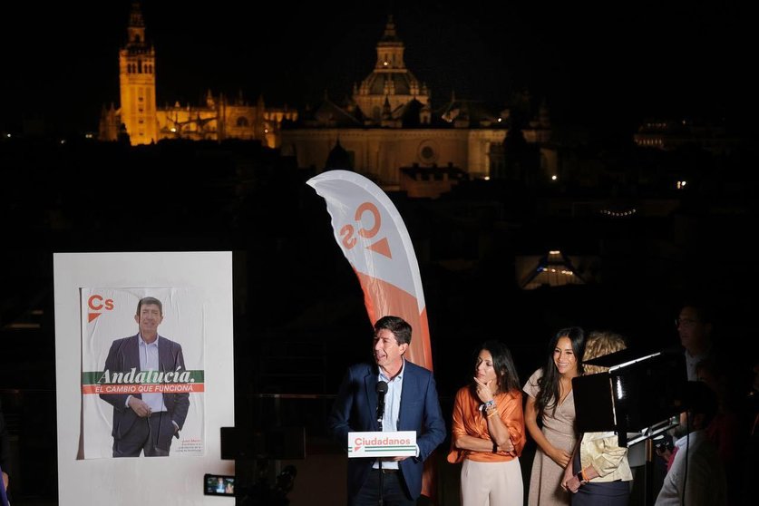 Juan Marín, durante la apertura de la campaña