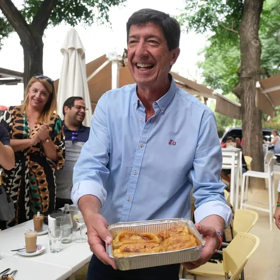Juan Mar&iacute;n, en un acto de campa&ntilde;a