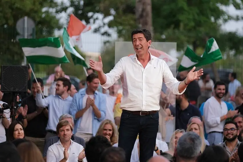 Mitin de Juan Mar&iacute;n