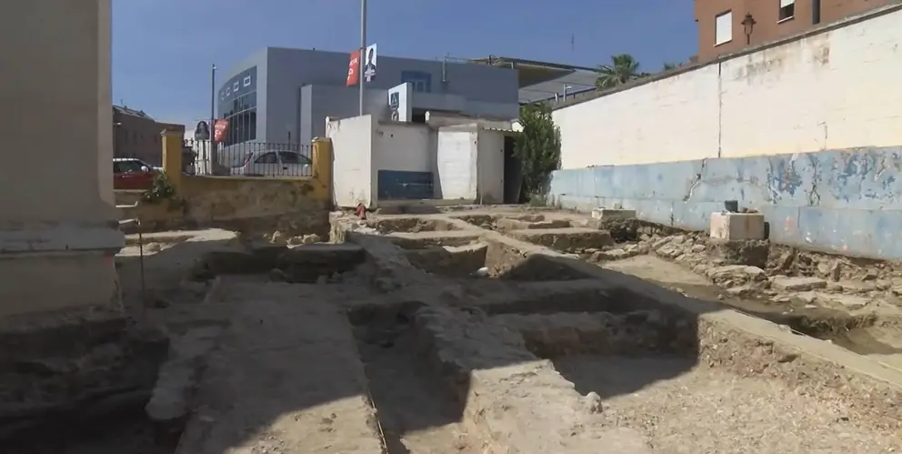Restos arqueologicos en el futuro Centro de Interpretaci&oacute;n de Paco de Luc&iacute;a