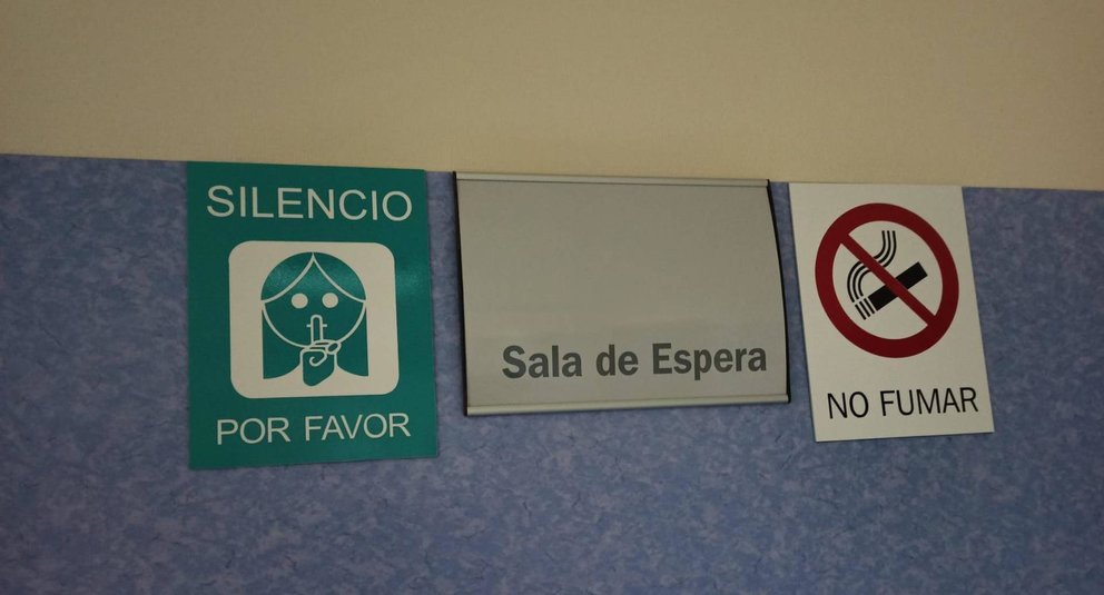 Sala de espera en un centro de salud algecireño