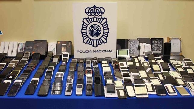 Teléfonos móviles robados