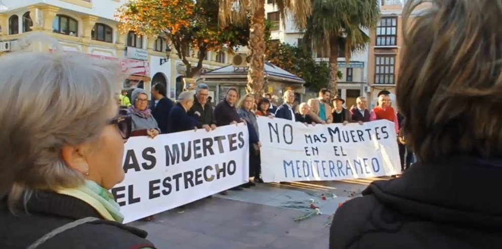 Manifestación de Algeciras Acoge