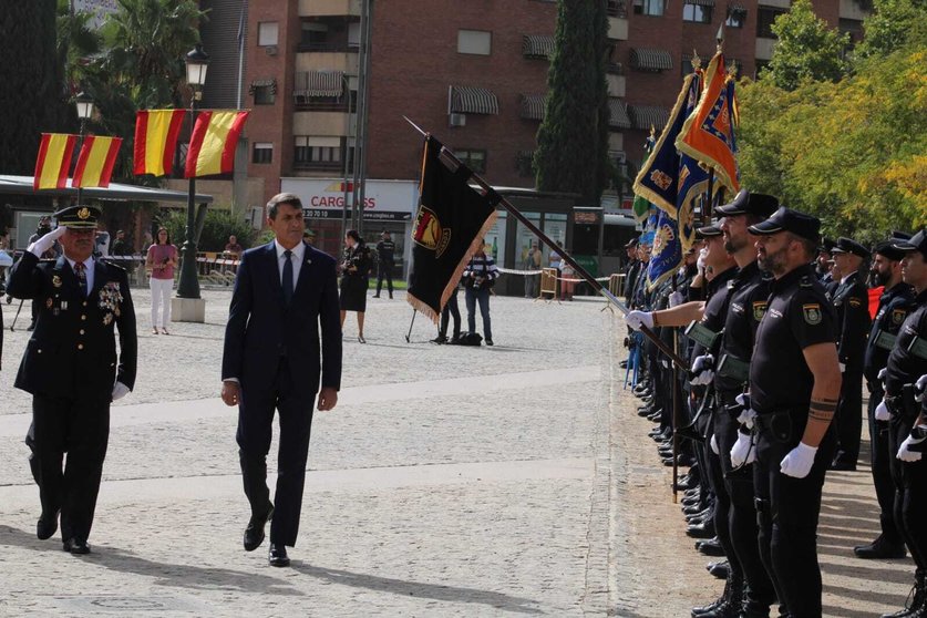 El delegado del Gobierno, en el Día de la Policía Nacional en Granada
