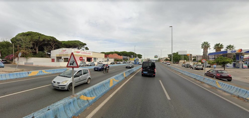 Autovía A-7, a su paso por Algeciras