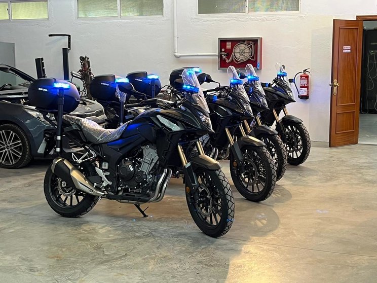 Nuevas motocicletas de la Policía de Ceuta