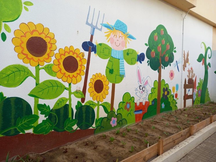 Murales sostenibles colegio Puente Mayorga