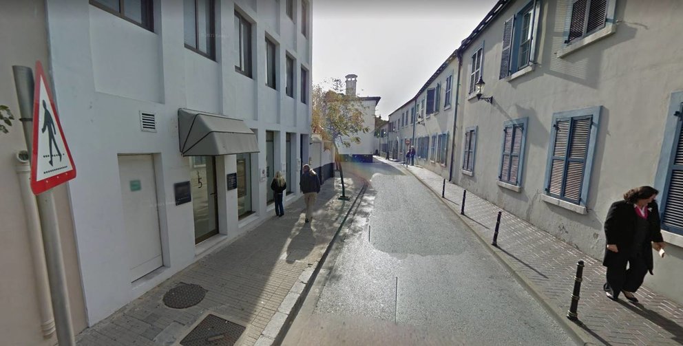 Una calle de Gibraltar