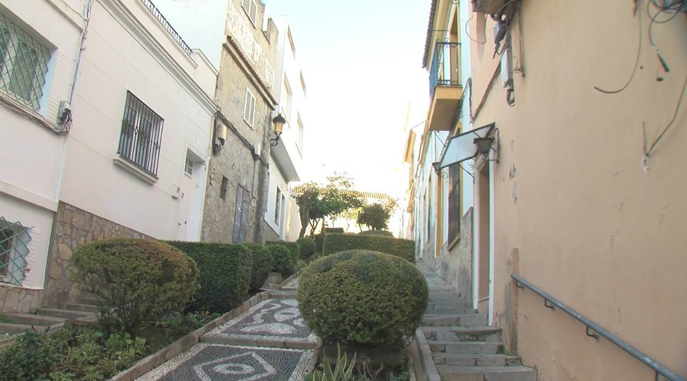 Calle Ruiz Tagle, donde vivía el detenido