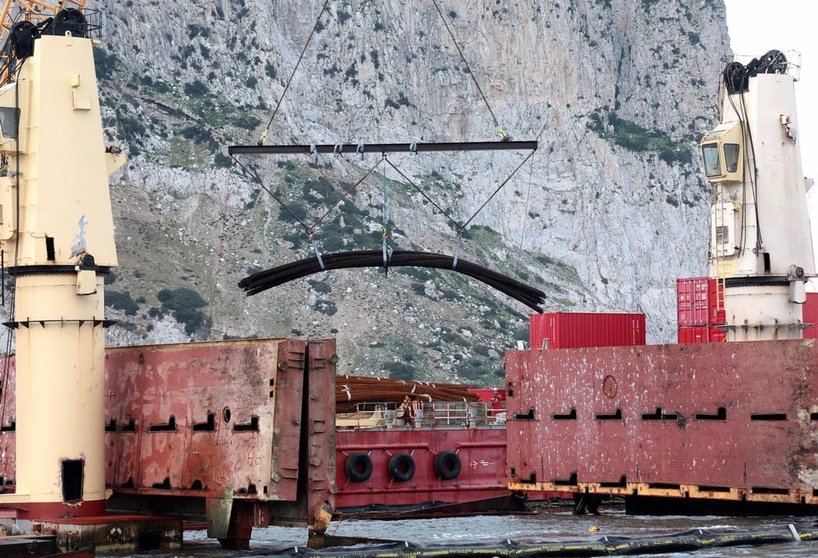 Extracción de la carga del OS35. - Gobierno de Gibraltar
