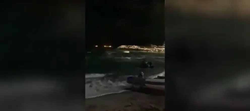 Imagen del ataque a pedradas