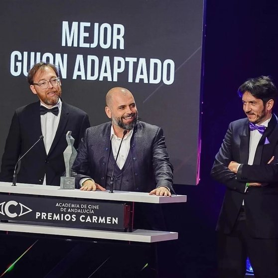 De izquierda a derecha: Raúl Santos, Alexis Morante y Miguel Ángel González
