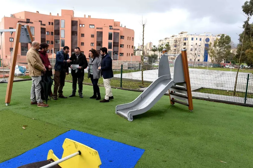 Obras de ampliaci&oacute;n del parque infantil de La Ermita