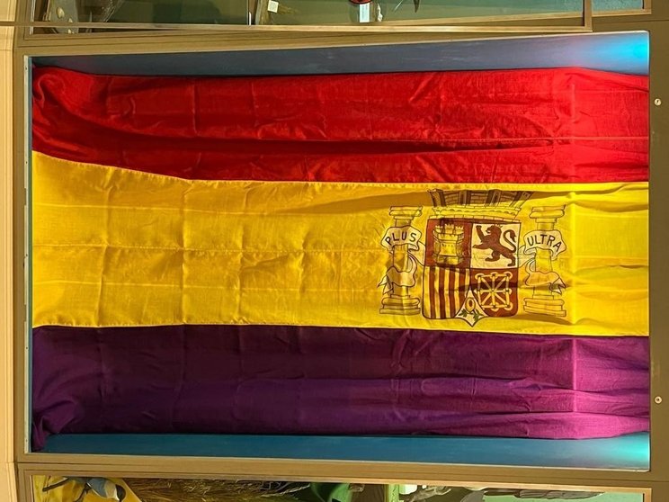 Bandera republicana del navío español de 1938