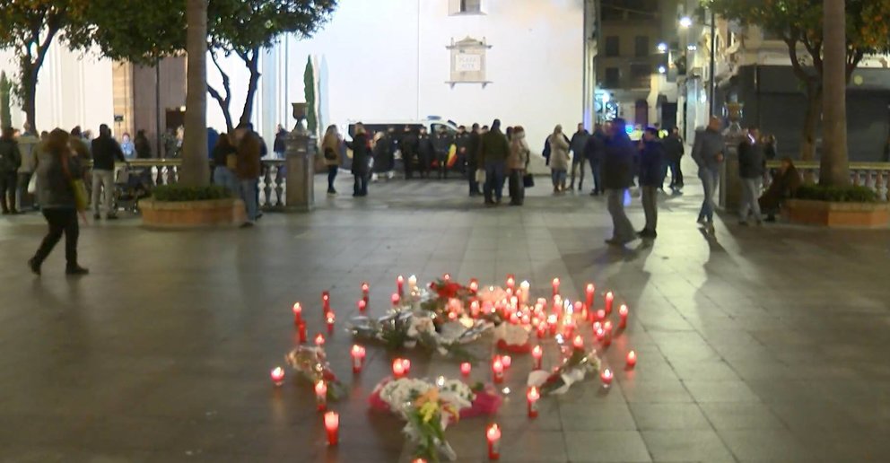 Homenaje a Diego Valencia en la plaza Alta