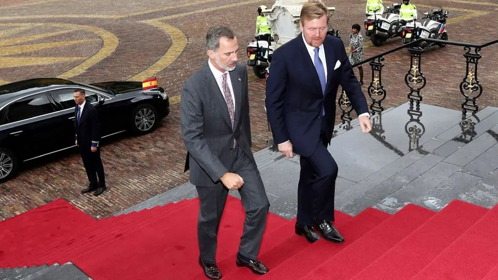 Los reyes de Espa&ntilde;a y Holanda, en un encuentro anterior