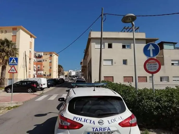 Veh&iacute;culo de la Polic&iacute;a Local de Tarifa