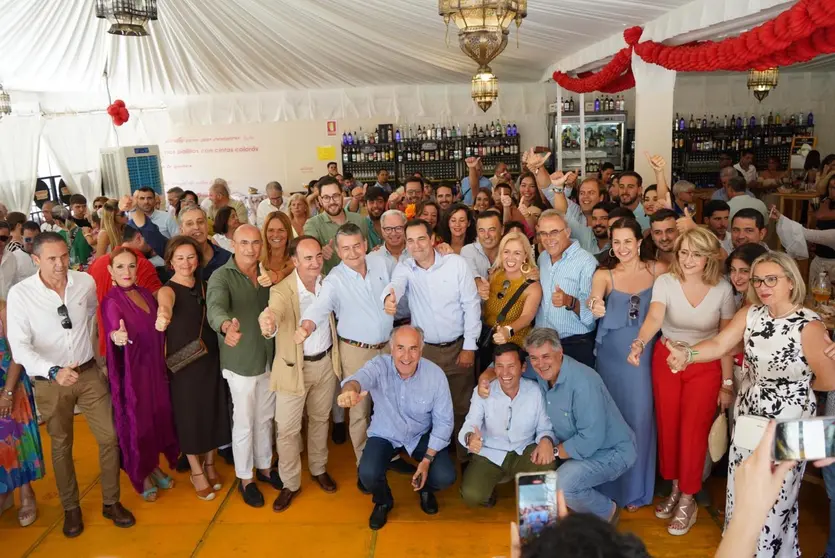Acto del PP en la Feria de Algeciras