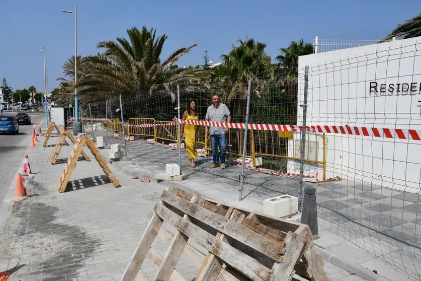 Obras aparcamientos Torreguadiaro