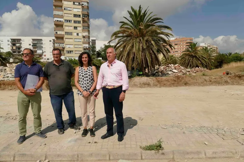 Visita a las obras del Llano Amarillo