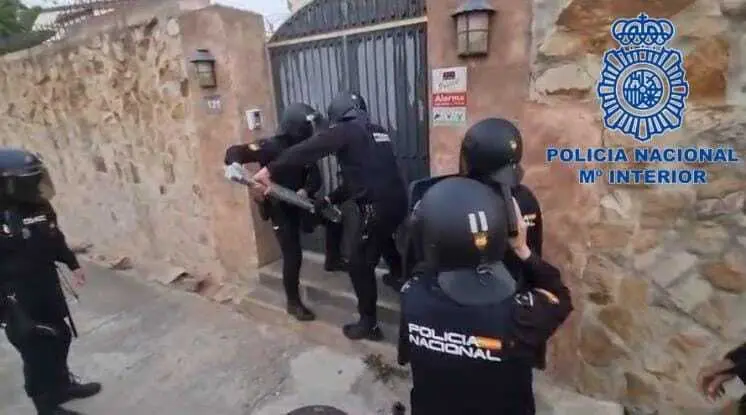 Redada de la Polic&iacute;a Nacional en una imagen de archivo